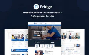 Шаблон Wordpress Fridge - Website Builder For WordPress & Refrigerator Service Theme WordPress