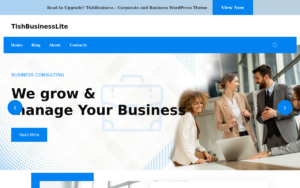 Шаблон Wordpress TishBusinessLite - Free Corporate and Business Theme WordPress