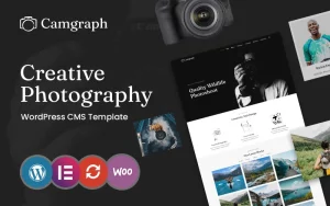 Шаблон Wordpress Camgaph - Portfolio & Photography Theme WordPress