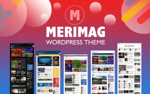 Шаблон Wordpress Merimag - Elementor Blog Magazine and News Wordpress Theme Theme WordPress