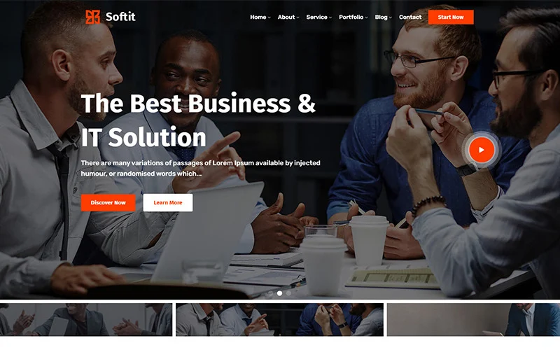 Шаблон Wordpress Softit - IT Solution Services and Technology Theme WordPress