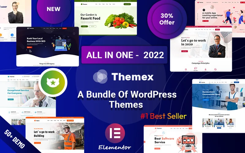 Шаблон Wordpress Themex - Responsive Multi-Purpose Theme WordPress