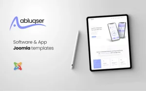 Шаблон Joomla  Abluqser - Software And App Joomla 4 Templates 
