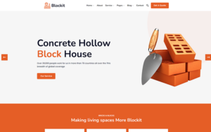 Шаблон Wordpress Blockit - Block It Design Theme WordPress