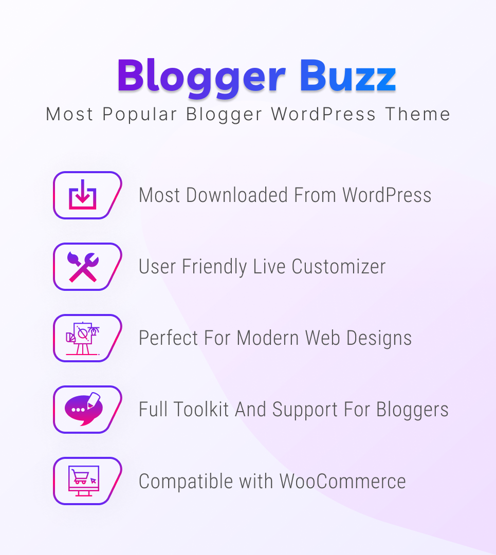 Шаблон Wordpress Blogger Buzz Free - Magazine and WordPress Template Theme WordPress