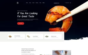 Шаблон WordPress European Cuisine Theme WordPress