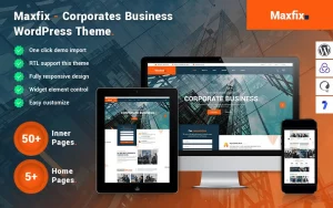 Шаблон Wordpress Maxfix - Corporates Business Theme WordPress
