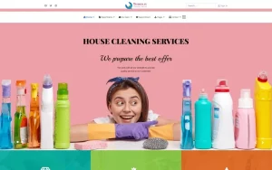 Шаблон Joomla  Temizlic Cleaning Service Joomla4 Template 