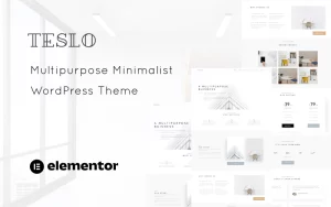 Шаблон Wordpress Teslo - Multipurpose Business and IT Solution Minimalist Theme WordPress