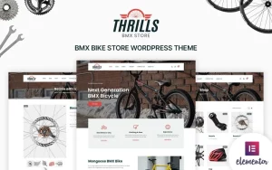 Шаблон WordPress Thrills - Bicycle & Bike Shop Theme WordPress
