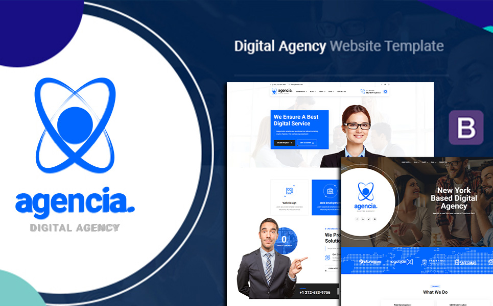 Шаблон Wordpress Agencia | Creative Agency Theme WordPress