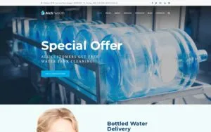 Шаблон Wordpress AichTwoOh - Water Delivery Service Responsive Theme WordPress