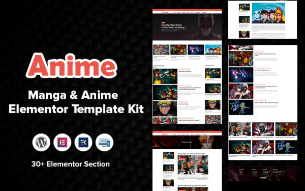 Шаблон Wordpress Anime : Magazine & Blog Theme WordPress
