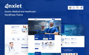 Шаблон Wordpress Anxiet - Doctor, Medical and Healthcare Theme WordPress