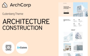Шаблон Wordpress ArchCorp - Architecture Construction Template for Gutenberg Theme WordPress