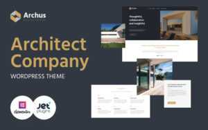 Шаблон Wordpress Archus - Architect Company Theme WordPress