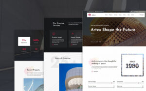 Шаблон Wordpress Artex - Architecture, Interior Design & Construction Theme WordPress