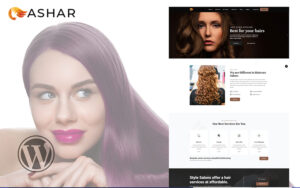 Шаблон WordPress Ashar Hair Dresser Salon WooCommerce Theme Theme WordPress