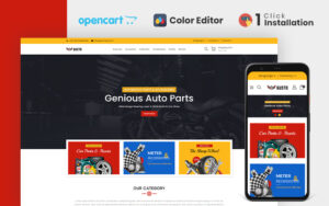 Шаблон OpenCart  Auto gusto Parts Store 