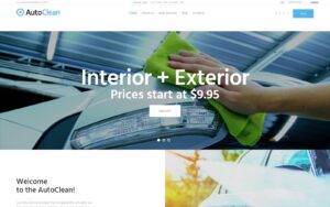 Шаблон Wordpress AutoClean - Car Wash & Car Repair Theme WordPress