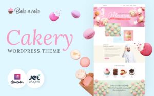 Шаблон Wordpress Bake-a-cake - Cakery WordPress Elementor Theme Theme WordPress