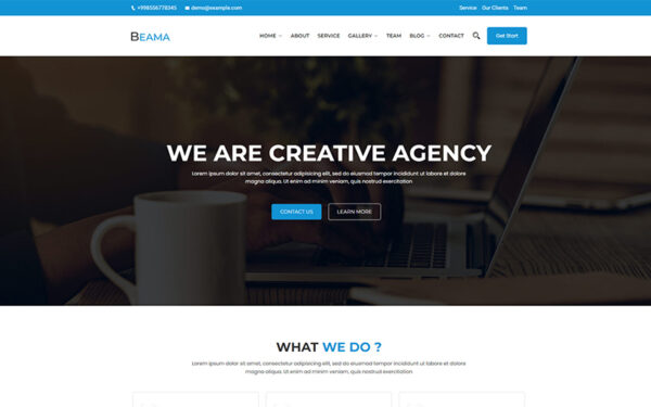 Шаблон Wordpress Beama - Agency Business Theme WordPress