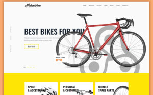 Шаблон Wordpress Bebike - Sport Bicycle Store Theme WordPress