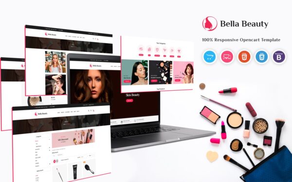 Шаблон OpenCart  Bella Beauty - 