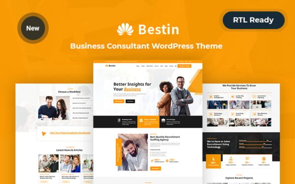 Шаблон Wordpress Bestin - Responsive Business Theme WordPress