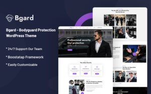 Шаблон Wordpress Bgard - Bodyguard Protection Theme WordPress