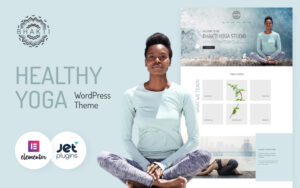 Шаблон Wordpress Bhakti - Multifunctional And Healthy Yoga Theme WordPress Template Theme WordPress
