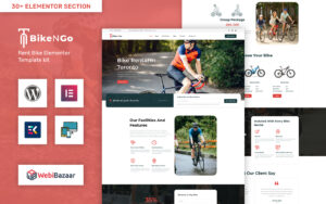 Шаблон Wordpress Bikengo - Bike Rental and Shop Theme WordPress