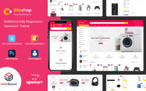 Шаблон OpenCart  Biteshop - Electronic Store 