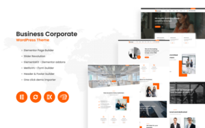 Шаблон WordPress Bizcorpz - Business Corporate Theme WordPress