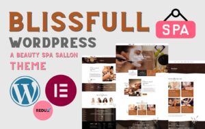 Шаблон Wordpress Blissfullspa - Your Truly Beautiful Specialist Wordpress Theme Theme WordPress