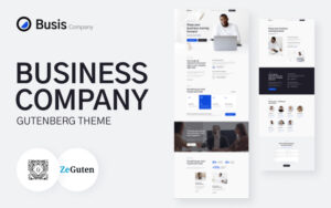 Шаблон WordPress Busis Company - Business Gutenberg Theme Theme WordPress