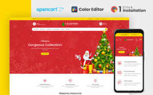 Шаблон OpenCart  Callisters Gift Store Opencart Theme 