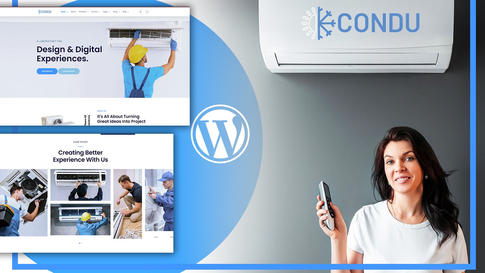 Шаблон Wordpress Candu Maintenance Services Theme WordPress