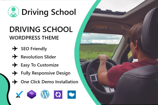 Шаблон Wordpress Car Driving School Theme WordPress
