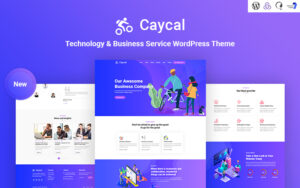 Шаблон Wordpress Caycal - Startup Technology & Business Service Theme WordPress