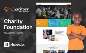 Шаблон Wordpress Charitorr - Nonprofit Charity and Donation Theme WordPress