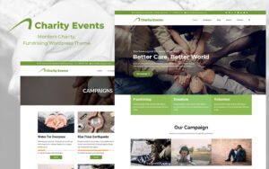 Шаблон Wordpress Charity Events - Modern Charity / Fundraising Theme WordPress