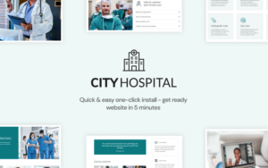 Шаблон Wordpress City Hospital - Health & Medical Elementor Theme WordPress