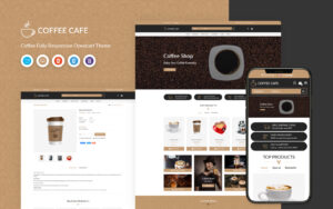 Шаблон OpenCart  Coffee Cafe - Responsive 