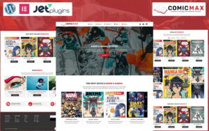 Шаблон Wordpress Comic Max - Anime & Manga Stories Theme WordPress