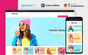 Шаблон OpenCart  Cronics Fashion Store 