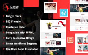 Шаблон WordPress Dance Academy Theme WordPress