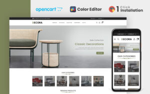 Шаблон OpenCart  Decora Furniture Store 