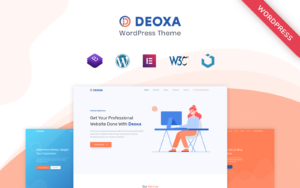 Шаблон Wordpress Deoxa - WordPress Landing Page Theme Theme WordPress