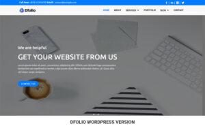 Шаблон Wordpress Dfolio - Multipurpose Responsive Theme WordPress